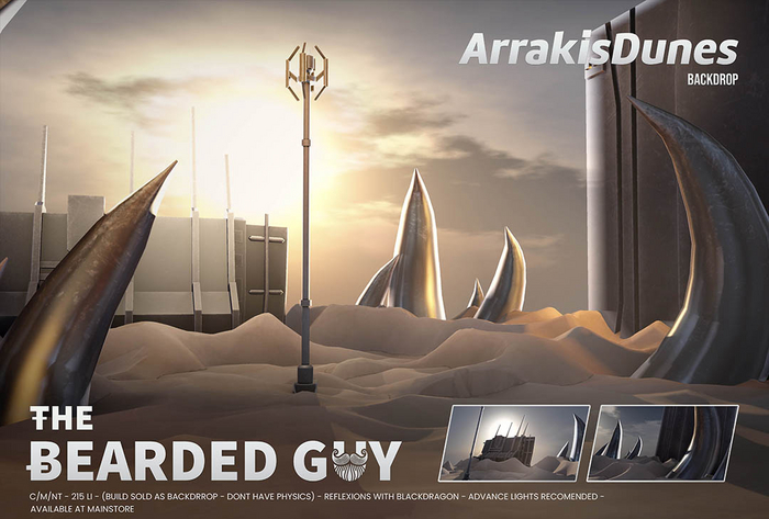 Arrakis Dunes Backdrop - The Bearded Guy 