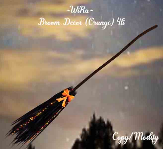 ~WiRa~ Broom Decor (Orange) BOX