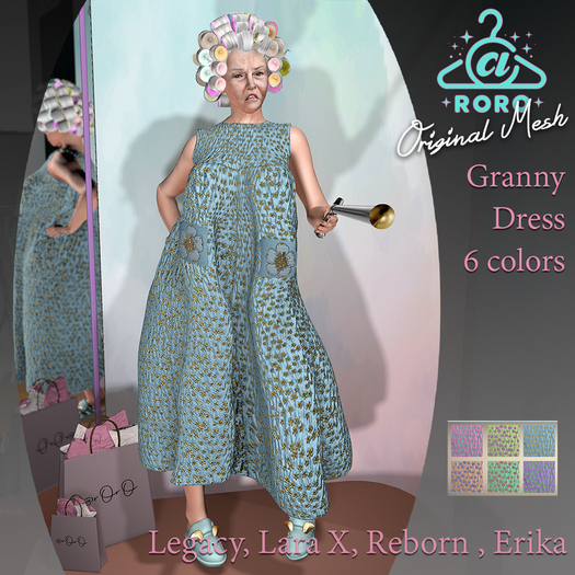 @rOrO Granny Dress Unpack Me