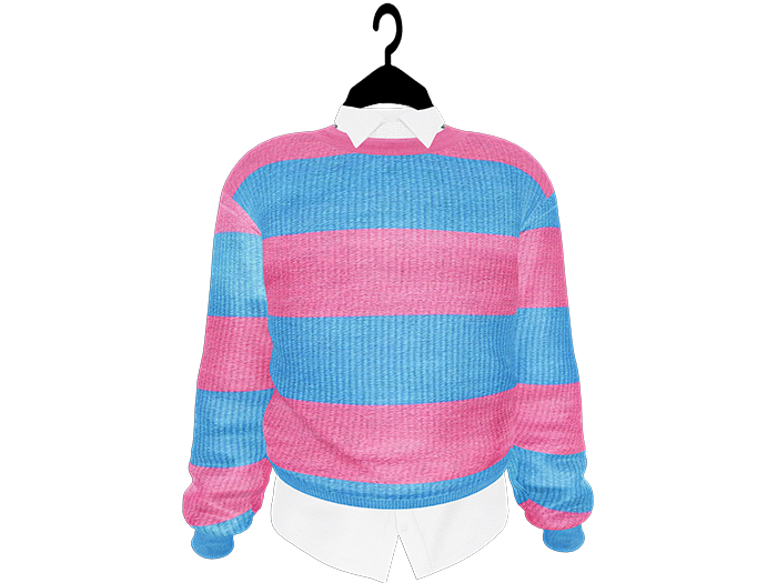 Spade: Avery Crewneck (Blue Pink)