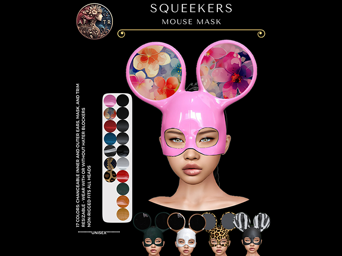 ^^AFTR^^ Squeekers Mouse Mask - Aa
