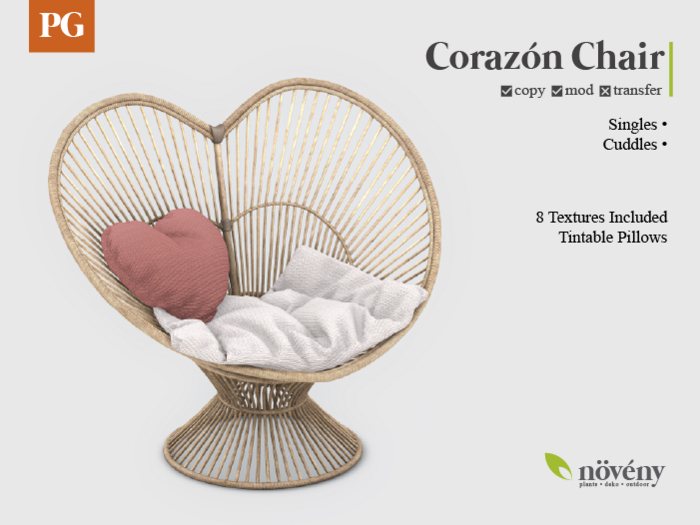 Noveny  - Corazon Chair - Pg