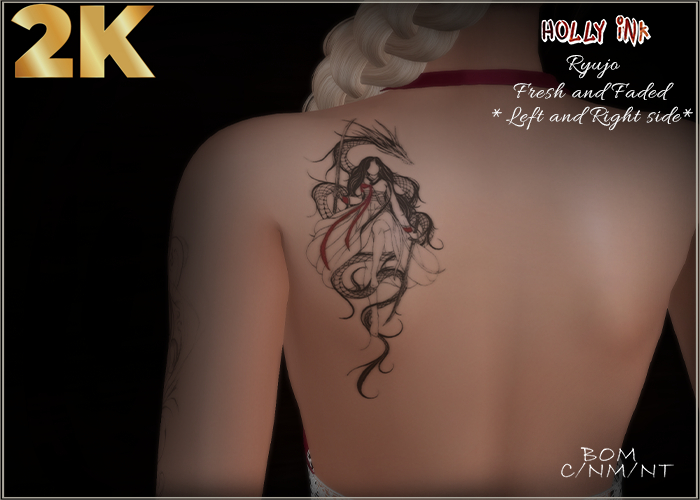 Holly Ink - Ryujo 2K BOM tattoo