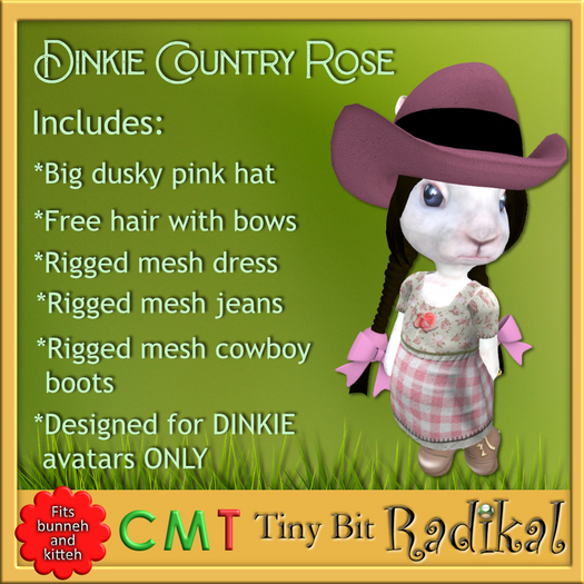 TBD216 Dinkie Country Rose