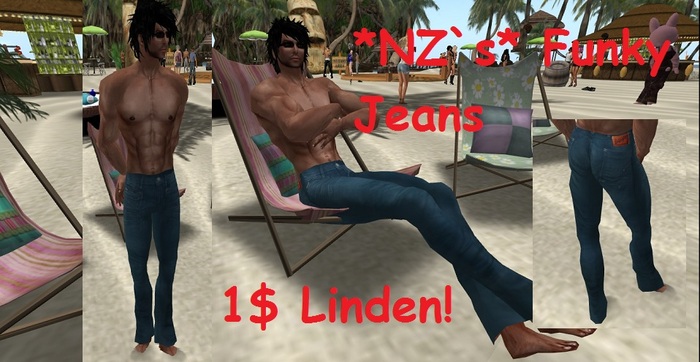 *NZ`s* Funky Jeans (Grey&Blue)