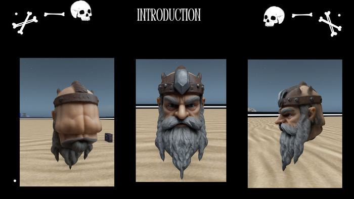 [NE] Action Figure head decor