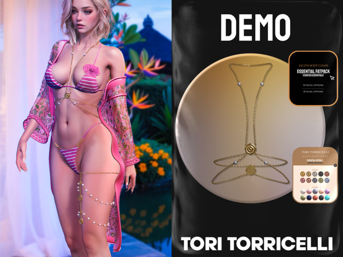 TORI TORRICELLI // Jaclyn Body Chain // DEMO