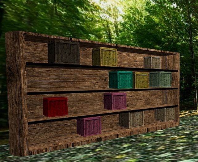 Storage shelf Ermesh WOOD