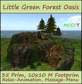 Little Green Forest Oasis ( Tree Nature Scene Plant )