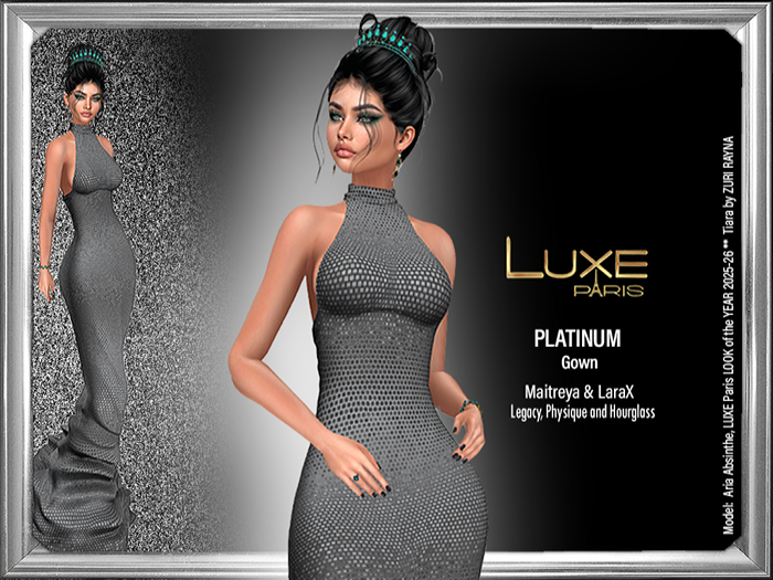 LUXE Paris PLATINUM Gown