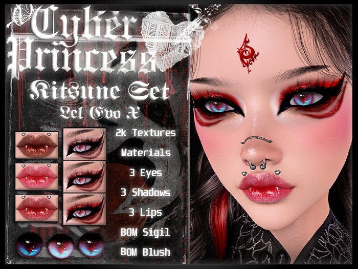 Cyber Princess. Kitsune Set 2k (Lel Evo X)
