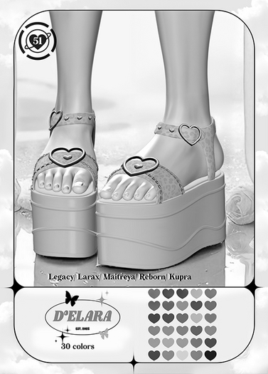 D'ELARA #51 SANDALS DEMO