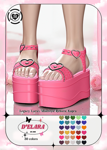 D'ELARA #51 SANDALS FATPACK
