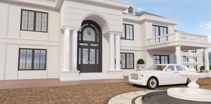 [Gruwcreation] Royal Luxury Villa PBR+Bake Texture