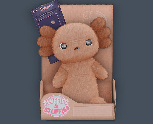 {Sakura} Axolotl Plush - Tan