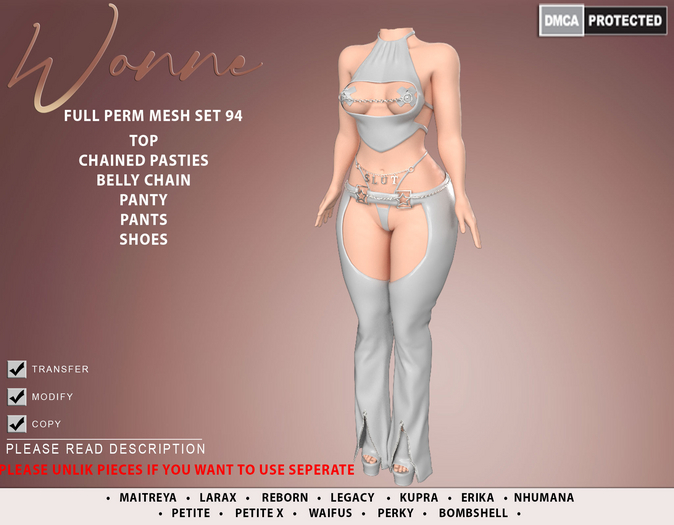 WONNE (94) Full Perm Mesh 