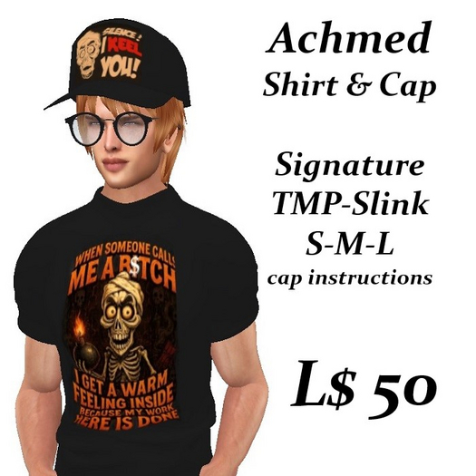 Achmed Shirt & Cap