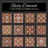 *Wallflowers* Rusty Damask