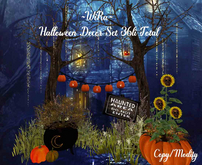 ~WiRa~ Halloween Decor Set  BOX