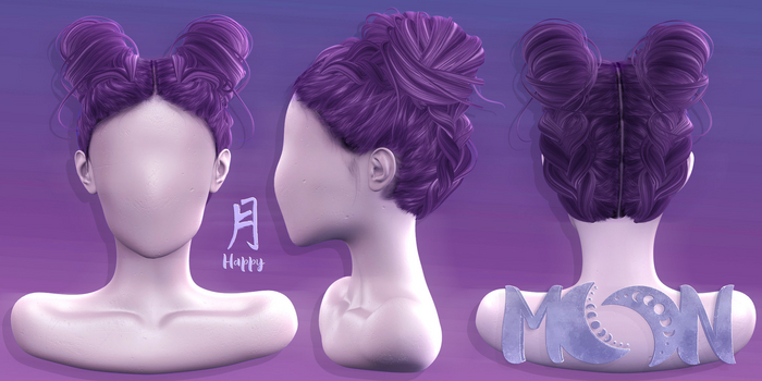 Moon. Hair // - FatPack - Happy