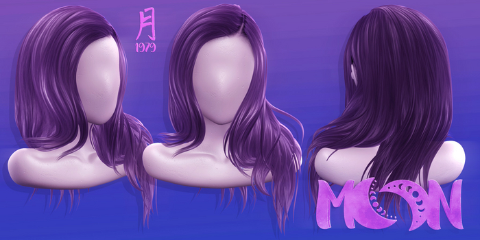 Moon. Hair // - FatPack - 1979