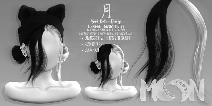 Moon. Hair // DEMO - Sad Bxtch Bangs