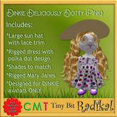 TBD237 Dinkie Deliciously Dotty (Pink)