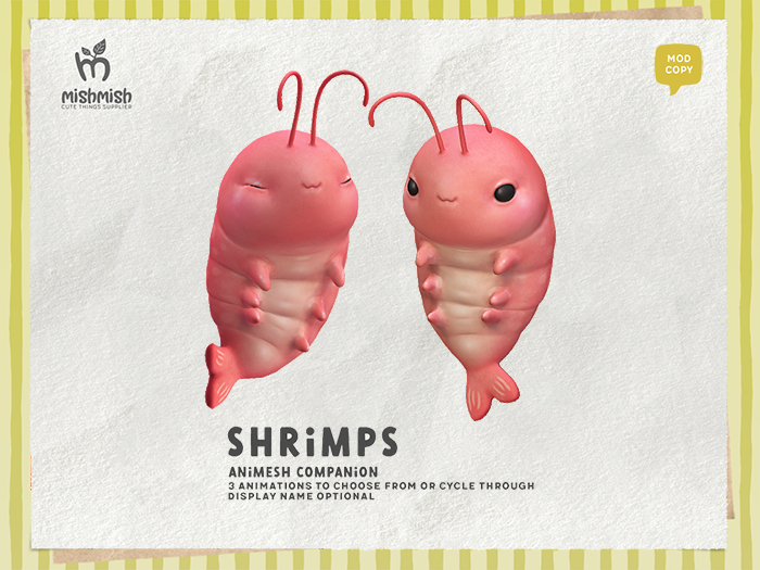 MishMish - Cute Shrimp Companion - Candy [Boxed]