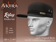 Akira Store - Riley - Fidler Hat - Leather 05