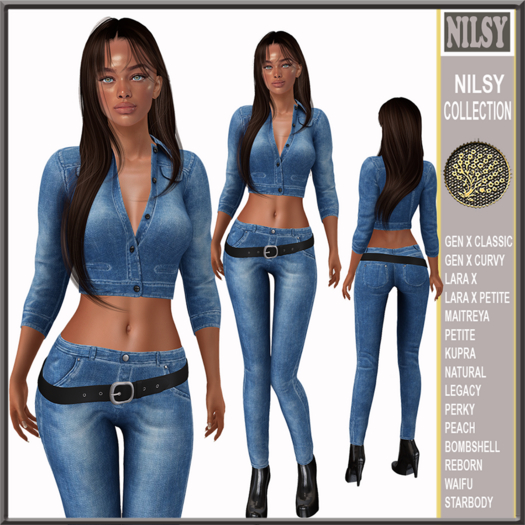 DENIM OUTFIT&BOOTS