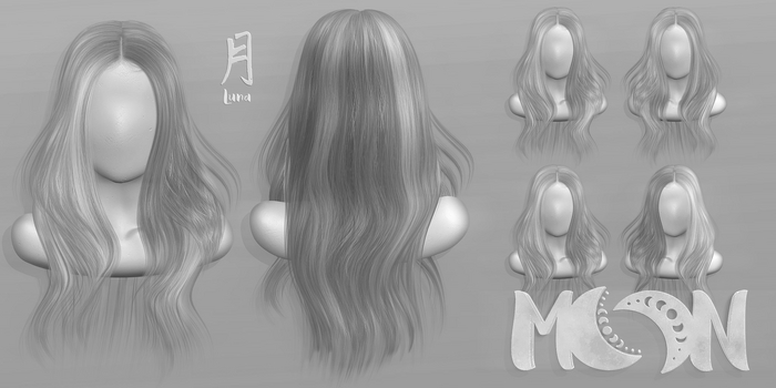 Moon. Hair // DEMO - Luna