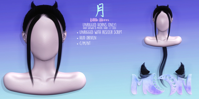Moon. Hair // - Little Horns