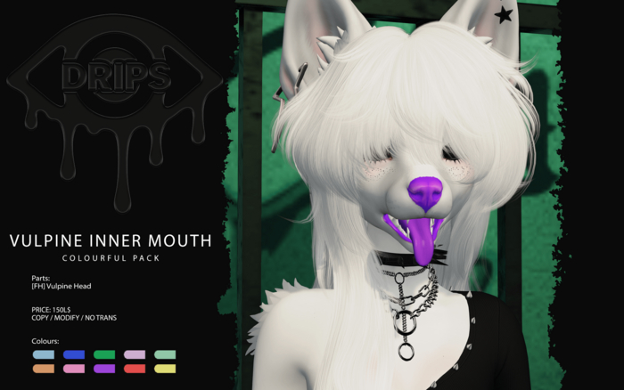 [ DRIPS ] Vulpine Inner Mouth - Colourful