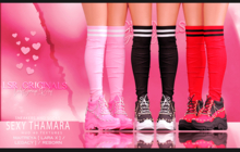 [ LSR Shoes] Sexy Thamara Sneakers and Socks Fatpack 