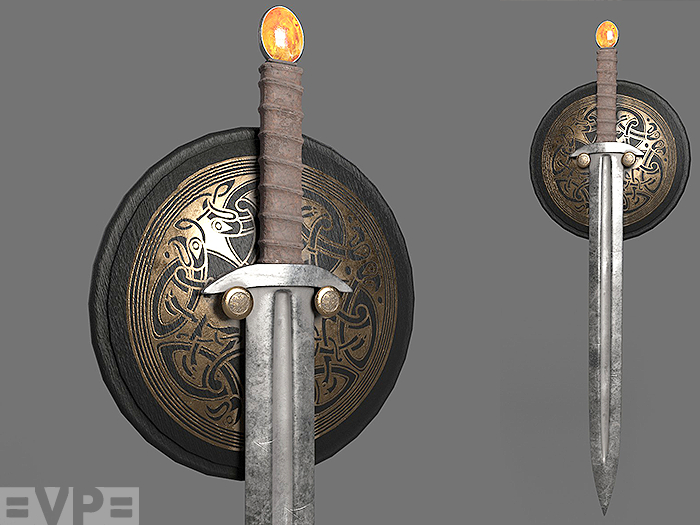 =VP= Uhtreds Sword (Wall Mount)