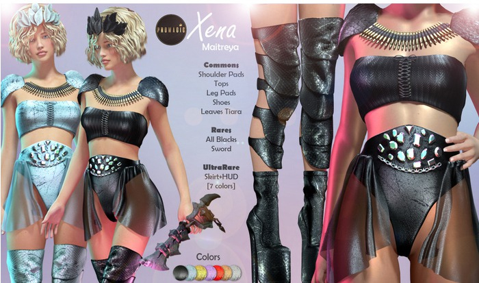*PROMAGIC* Xena-Skirt+HUD- ULTRARARE