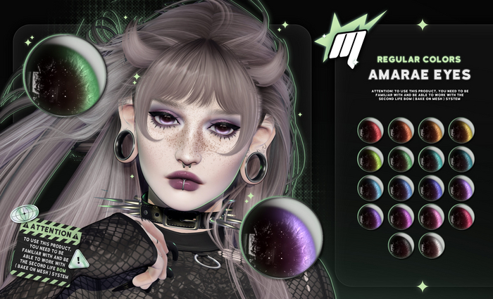 #Y!3SL MORDEKAI . AMARAE EYES // BOM [ REGULAR ]