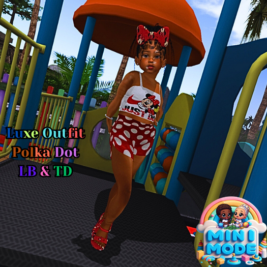 //MiniMode\\ - TD LUXE POLKA DOT SET