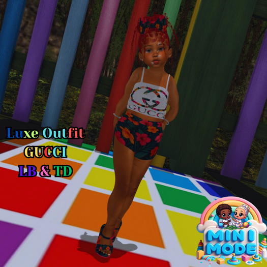 //MiniMode\\ - TD LUXE FLORAL SET