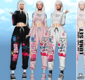 .:: Crystal ::. Luna Sweatshirt  // Grey