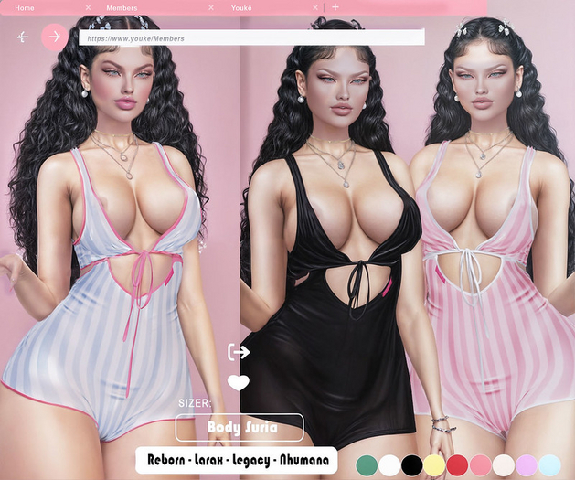 .:: Youke.:: Body Suria Solid ( 9 Collors )