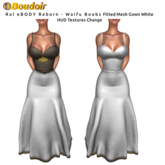 *!*BOUDOIR Ral eBODY Reborn - Waifu FitMesh Gown White