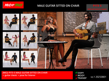 [MCI] p173-5 male guitar sitted on chair - box