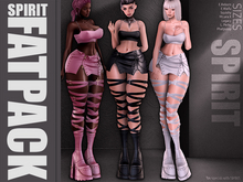 SPIRIT - Czarna skirt [FATPACK]