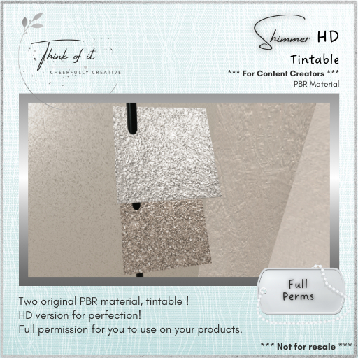 {ToI} Material - Shimmer HD - Full Perms