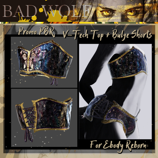{BW} Promo Moon Oracle V-Tech Top & Bulge Shorts