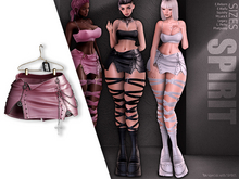 SPIRIT - Czarna skirt [PINKLIGHT]