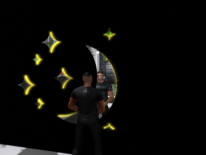 D.N.Design - Moon & Stars Mirror AX2503 PBR