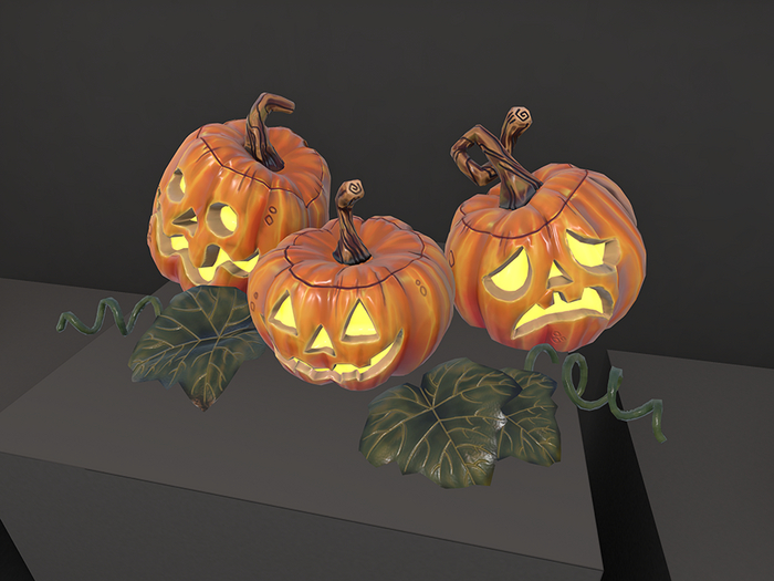 D.N.Design - Halloween pumpkins XA251PBR