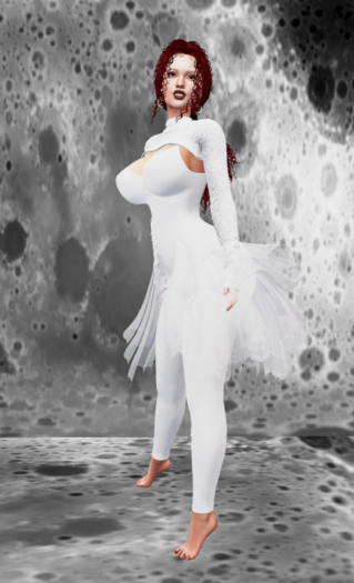 Bridaled White Bodysuit [Pinup x Bombshell]